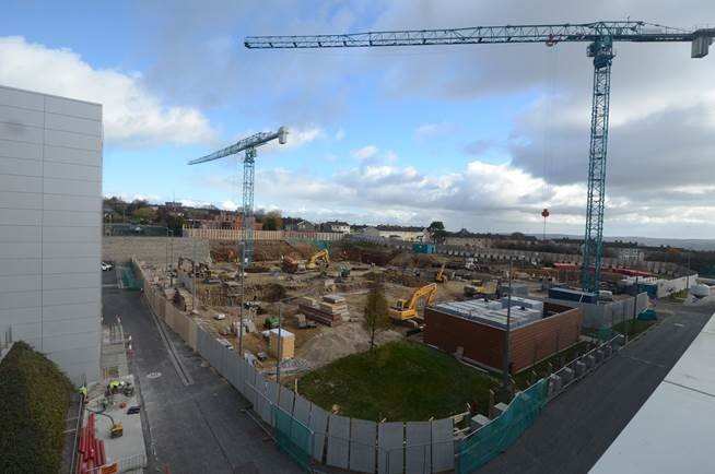 Il nuovo campus in costruzione presso l’Hollyhill Industrial Estate di Cork
