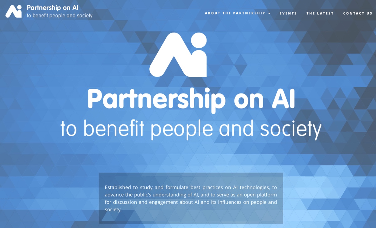 apple Intelligenza Artificiale Partnership on AI 1