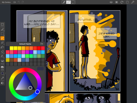 Comic Draw Lapp Per Creare E Disegnare Fumetti Con Ipad