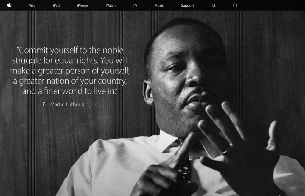 martin luther king apple 16gen17
