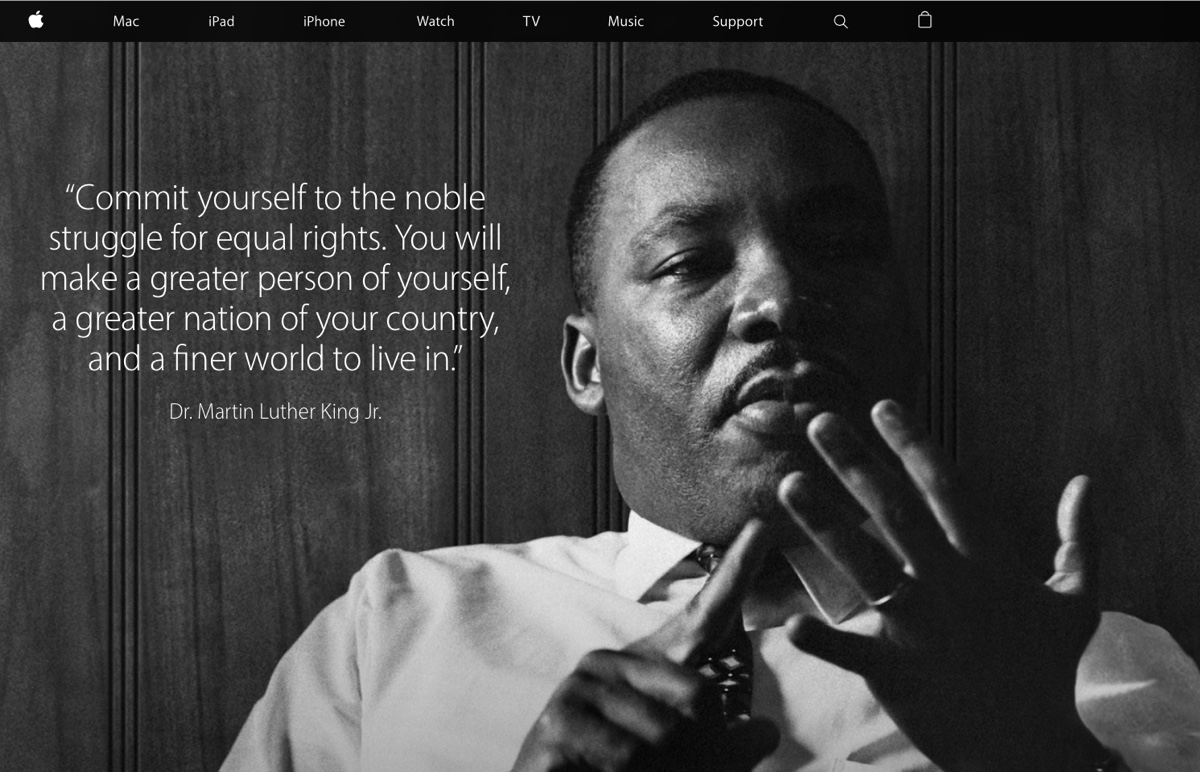 martin luther king apple 16gen17