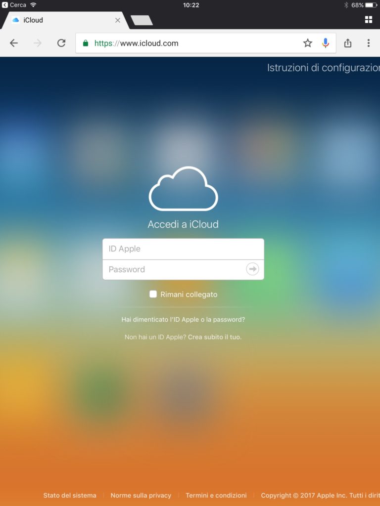 utilizzare iCloud da iPhone
