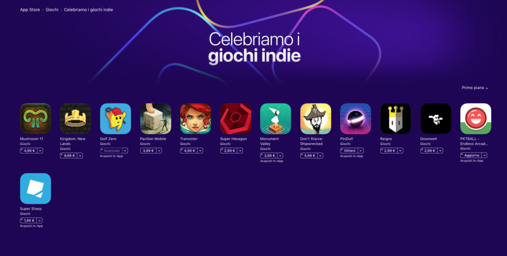 giochi indie