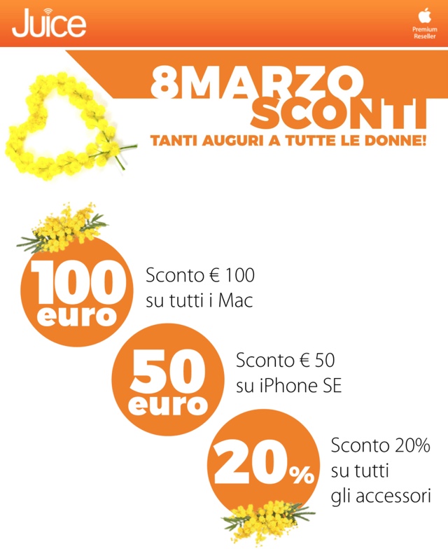 Festa della Donna juice festa delle donne