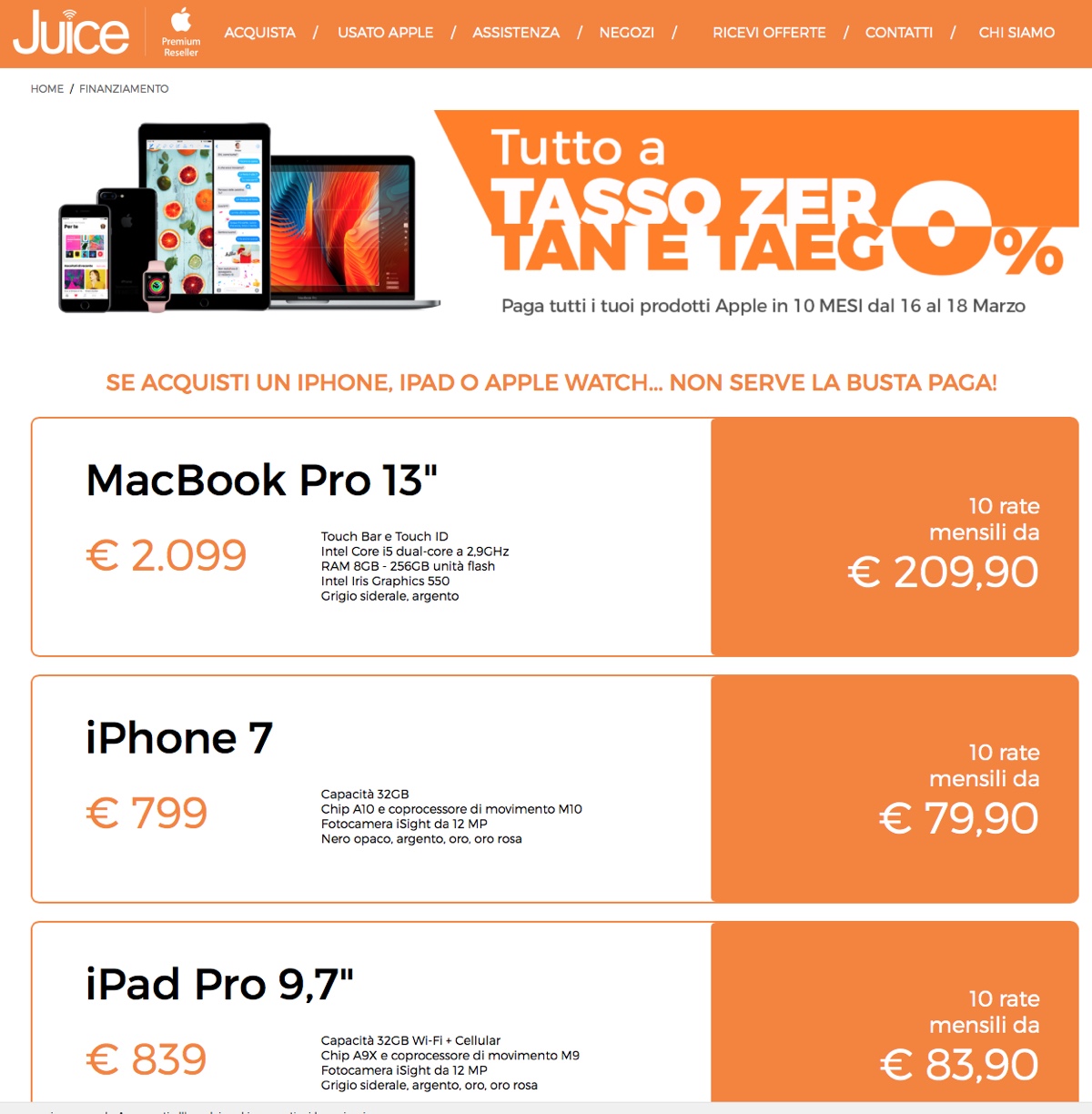 tasso zero juice 16marz