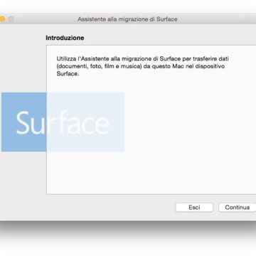 migrare da Mac a Surface 2