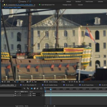 After Effects CC - Camera Shake Deblur - After