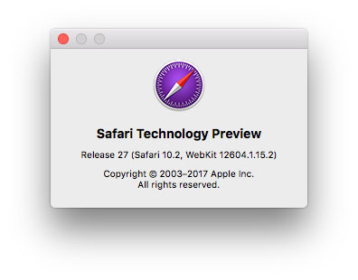 Safari Technology Preview 27