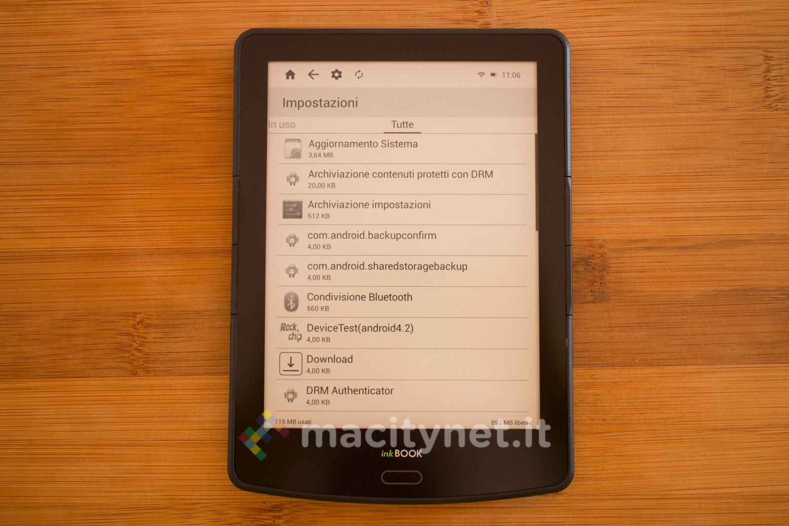 Recensione inkBOOK Prime