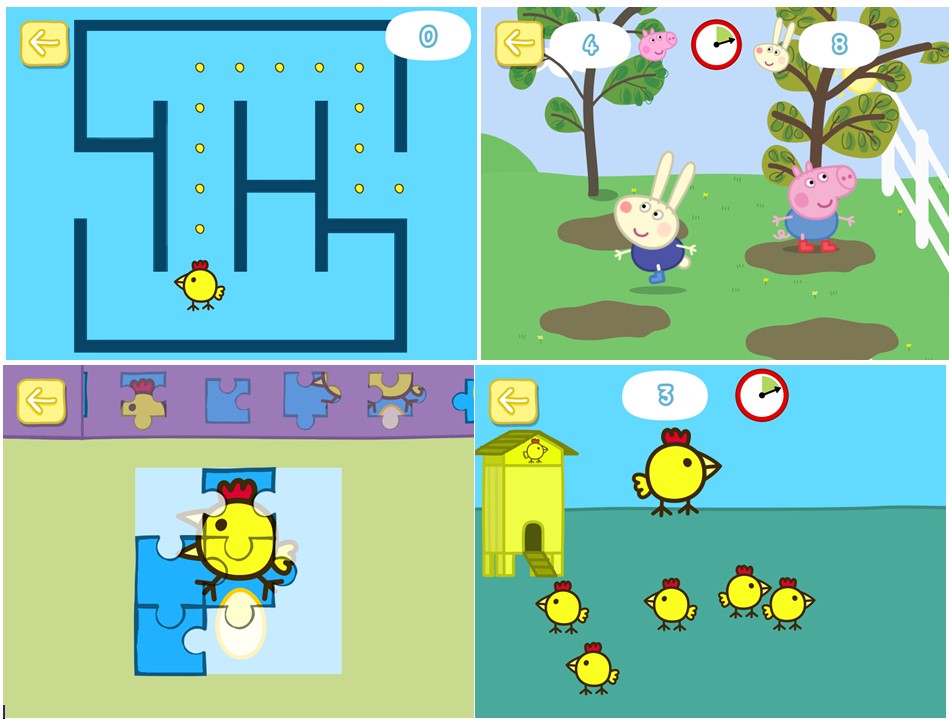 peppa big felice signora pollo