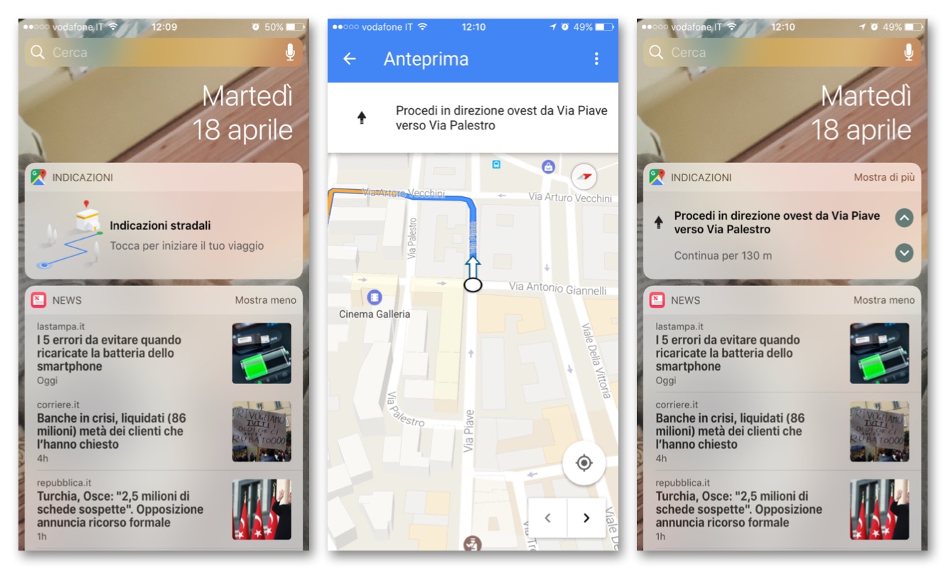 Google Maps turn-by-turn