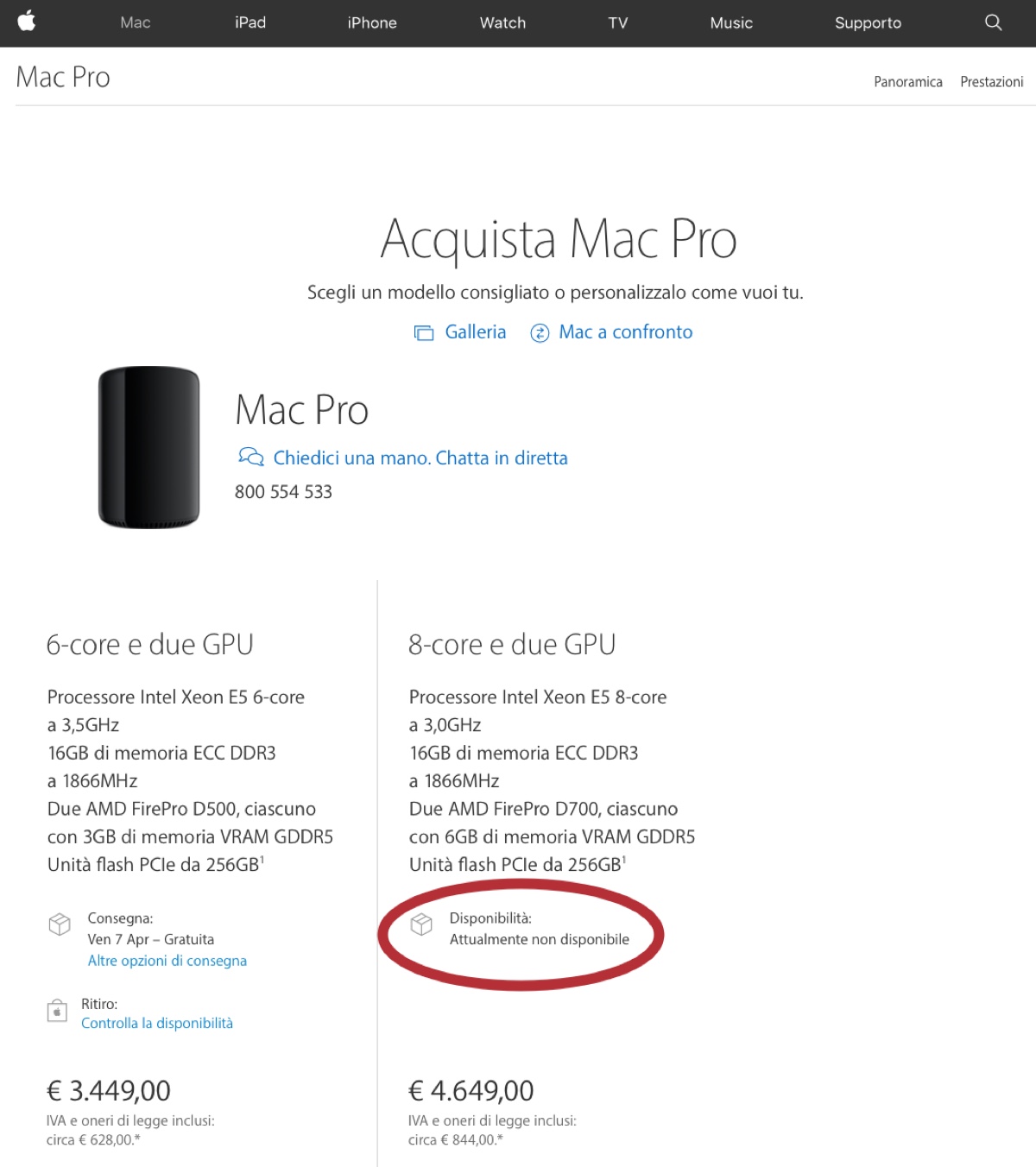 mac pro aggiornato 8 core
