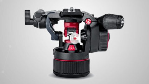 Manfrotto Nitrotech 608 – Testa Fluida Video Con Controbilanciamento Continuo 0-8 Kg E Drag Variabile, Carico Max 14 Kg