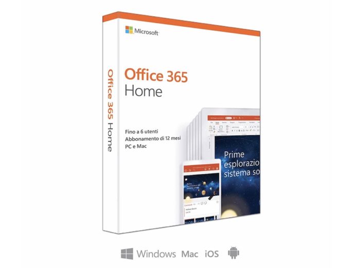 Sconto 44% su Microsoft Office 365 Home, solo oggi 5 licenze a 54,99 euro