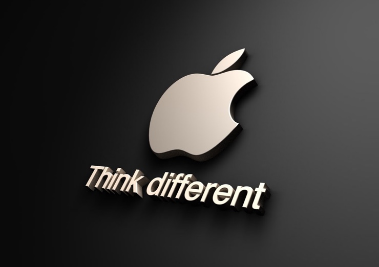 Apple-logo think different