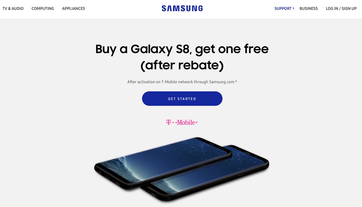 galaxy s8 offerta 2 x 1