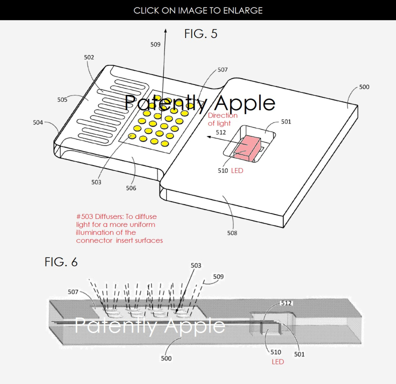 cavi e connettori che brillano