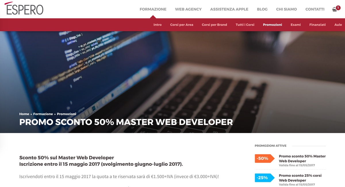 master WEB espero