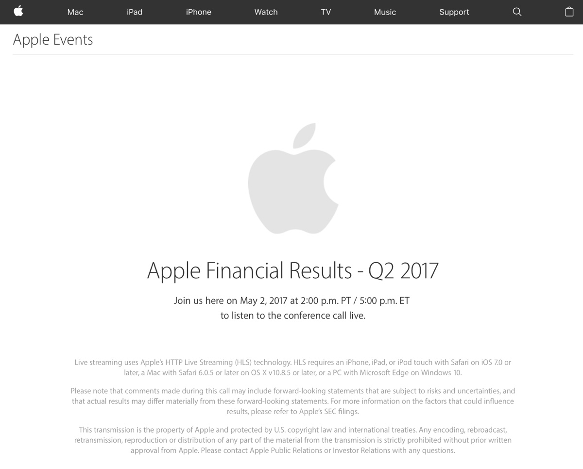 risultati finanziari Apple