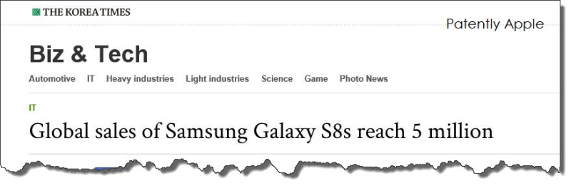 vendite gaalxy s8 17maggio 5mln 1