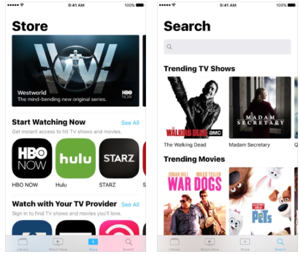 app tv apple USA 2