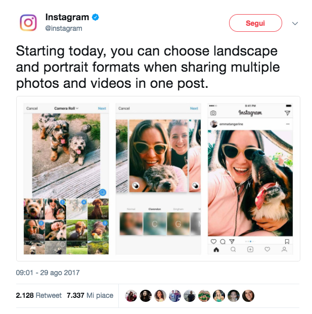 Album su Instagram