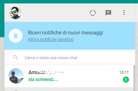whatsapp web supporta