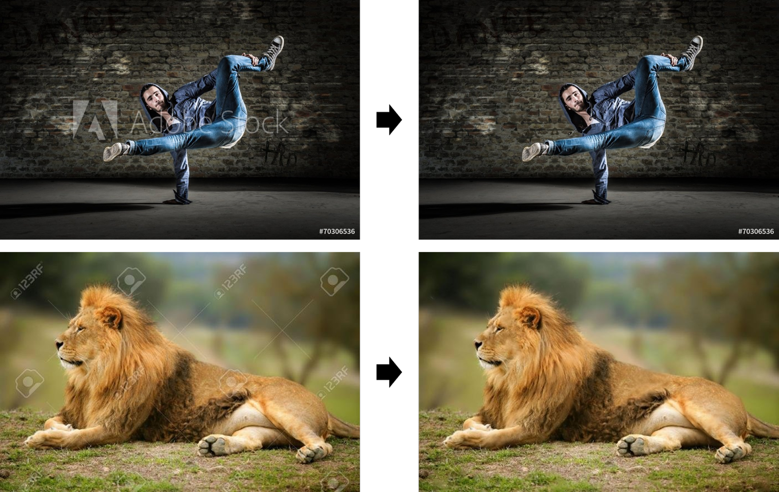 Rimuovere i watermark dalle immagini