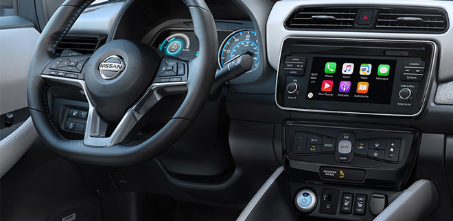 Leaf Nissan con Carplay