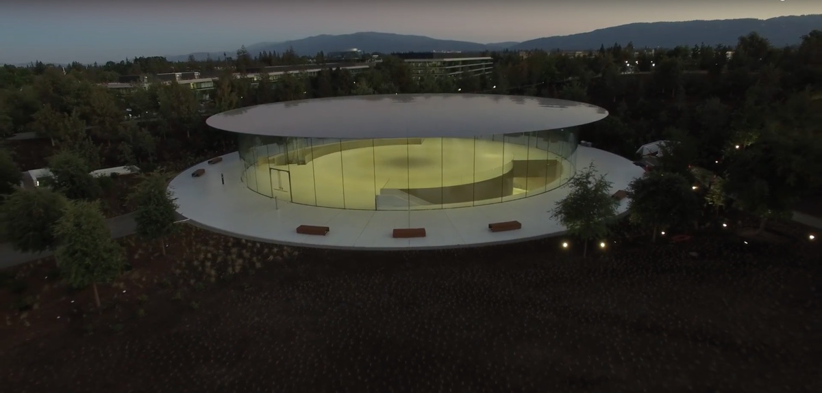 vetrate apple park apple park video drone settembre 2