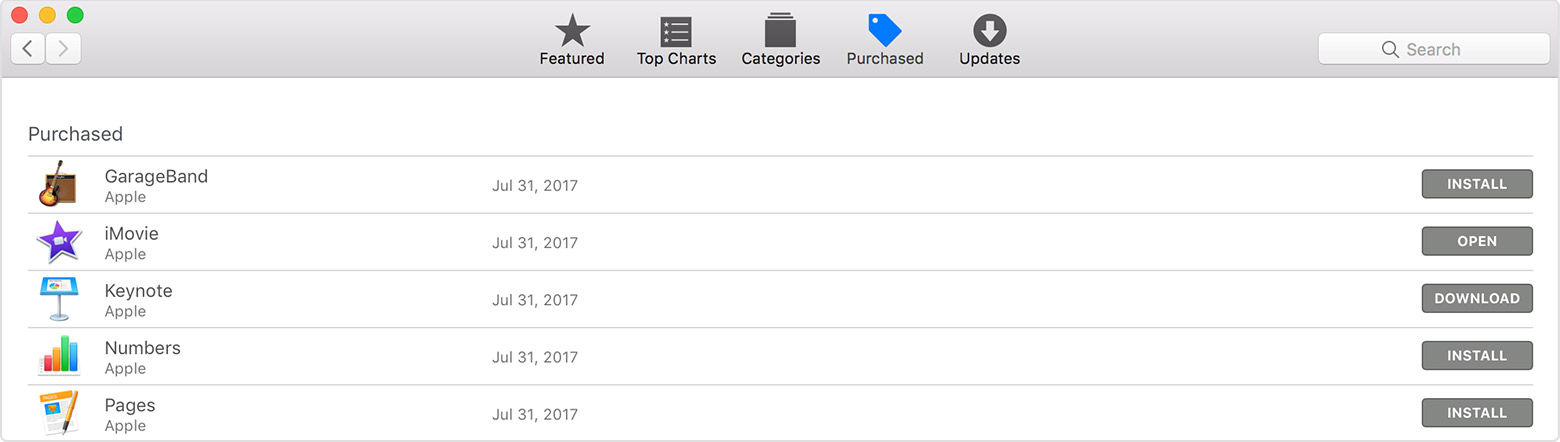 sierra mac app store