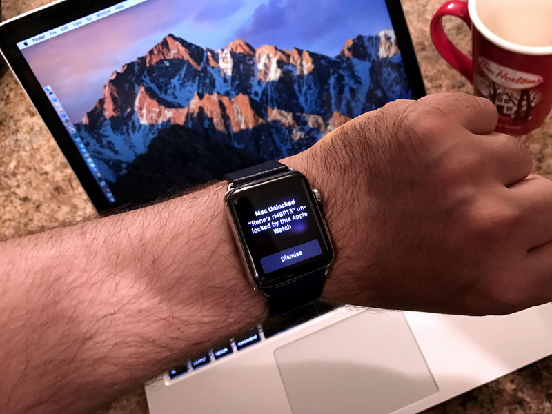 Sbloccare il Mac con Apple Watch