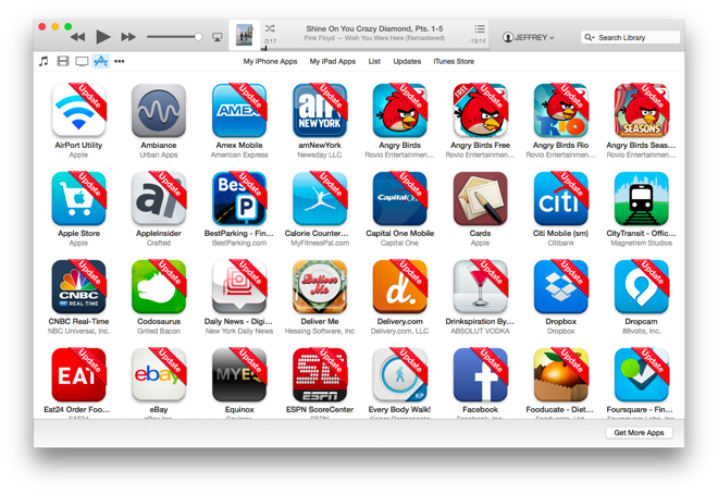 iTunes con supporto App Store