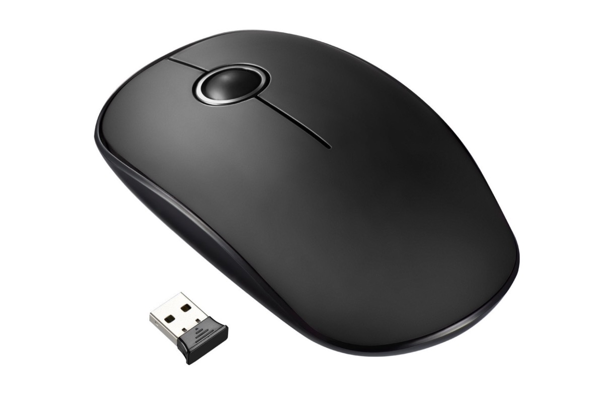 Mouse wireless con sfera e tasti silenziosi: sconto a soli 6,99