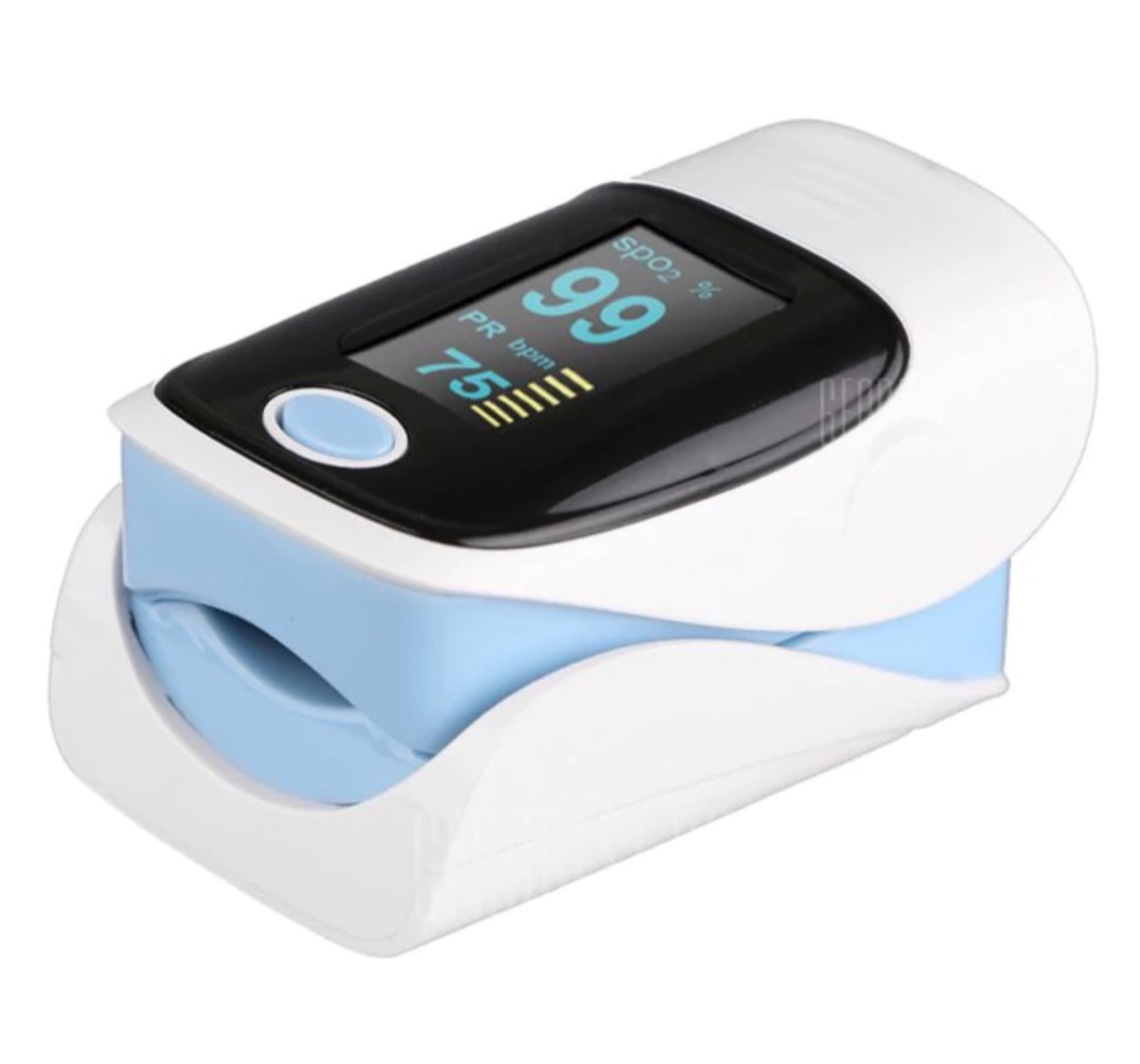 Entweg Pulsossimetro Digitale Display OLED Sensore di Ossigeno nel Sangue Saturazione Mini SpO2 Monitor Misuratore di frequenza cardiaca per Sport di Viaggio Domestici
