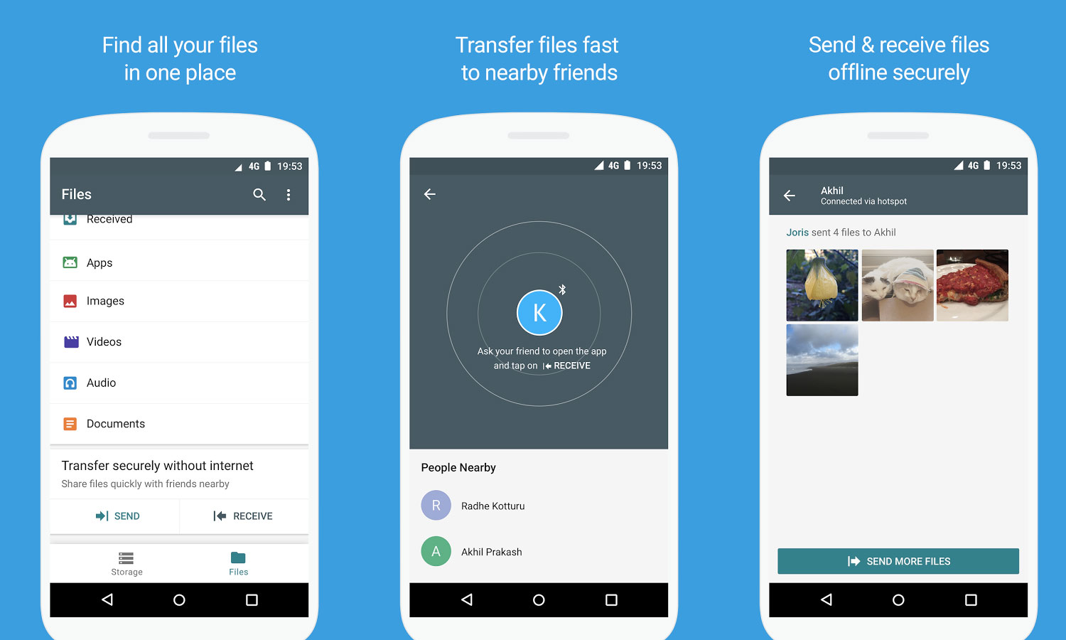 app google File Go per Android, simile ad Apple AirDrop
