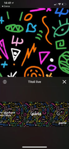Titoli live