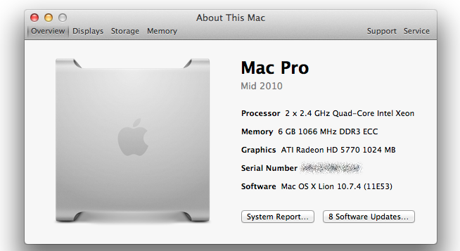 mac pro 2010