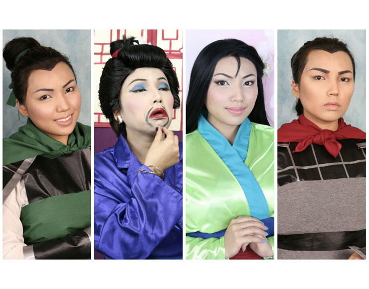 La ragazza camaleonte non inganna Face ID di iPhone X Promise Tamang Phan - Ragazza camaleonte