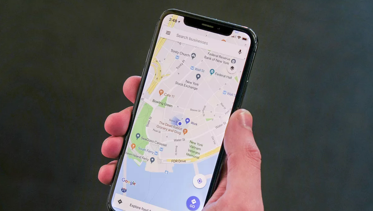 google maps iphone x