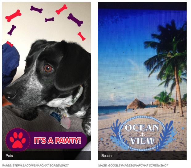 filtri contestuali snapchat filtri contestuali