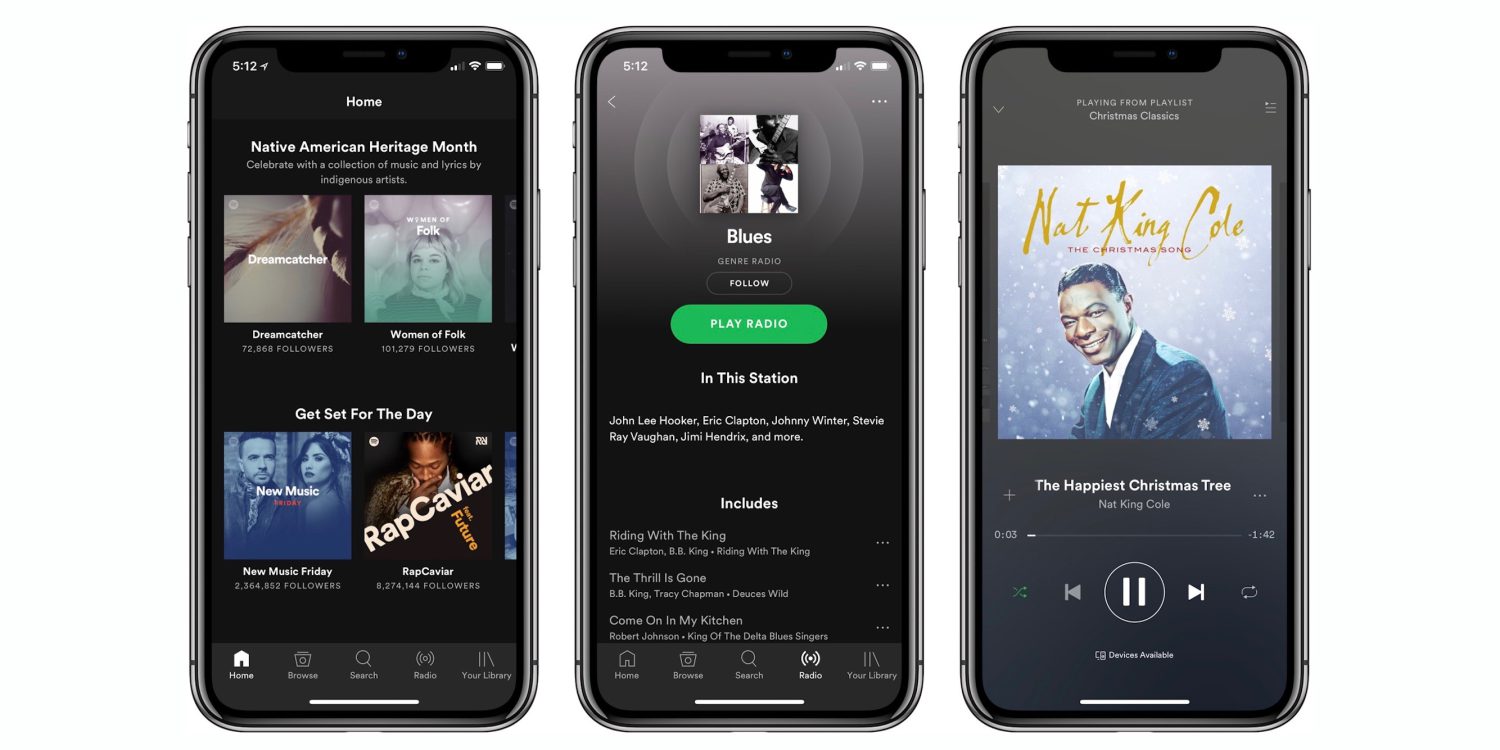 migliori app musicali per iPhone - SPOTIFY