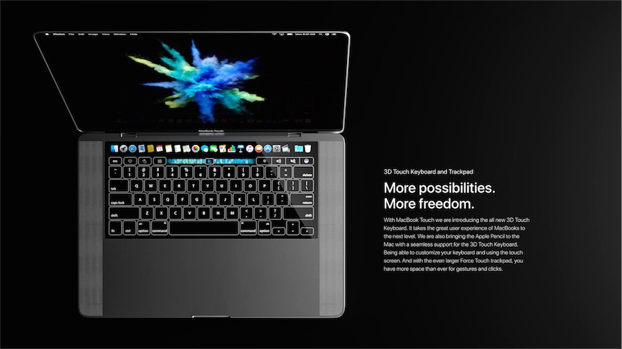 MacBook Touch Keyboard