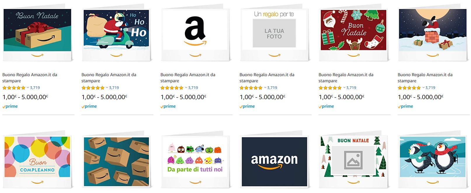 Regali last minute con i buoni Amazon: ecco come funzionano