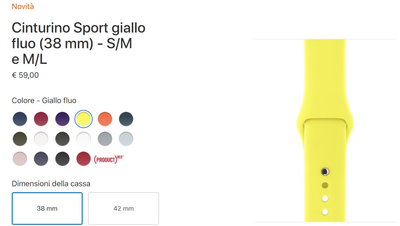 cinturini apple watch