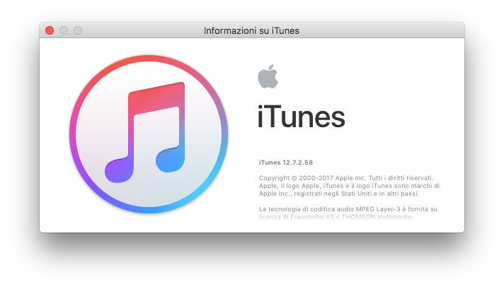 iTunes 12.7.2