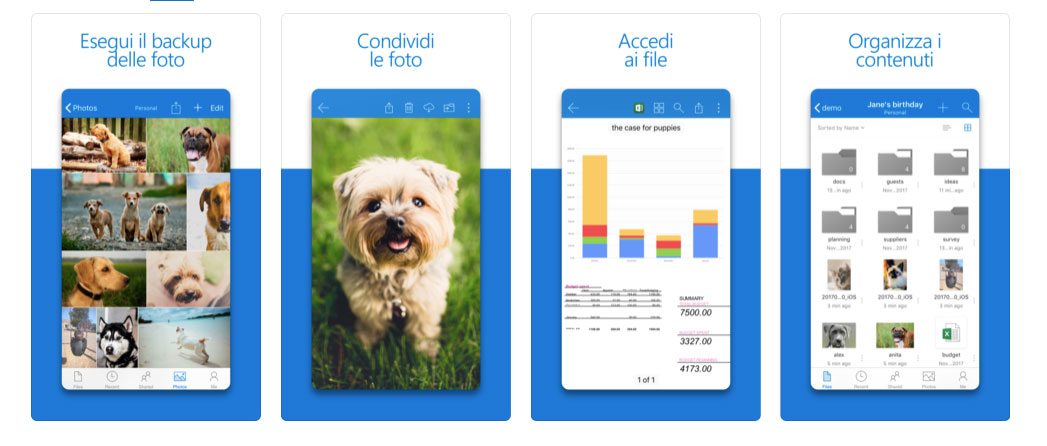 OneDrive per iPhone e iPad