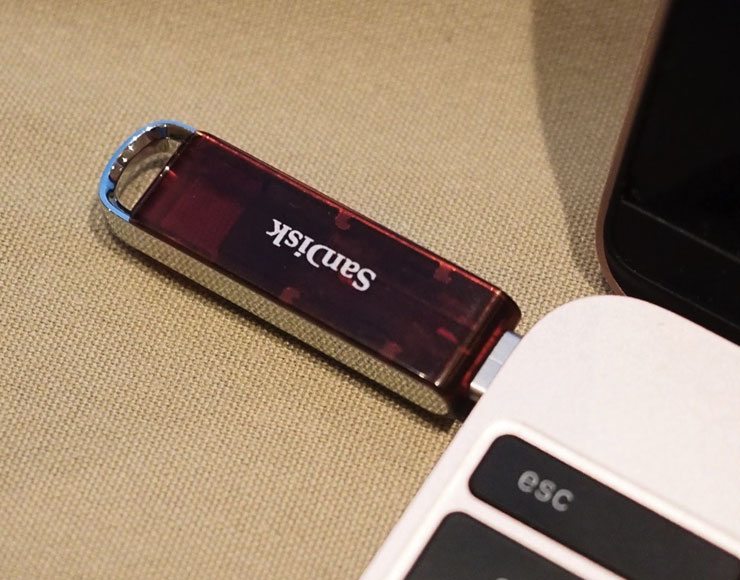 Il prototipo della chiavetta USB-C da 1TB di SanDisk