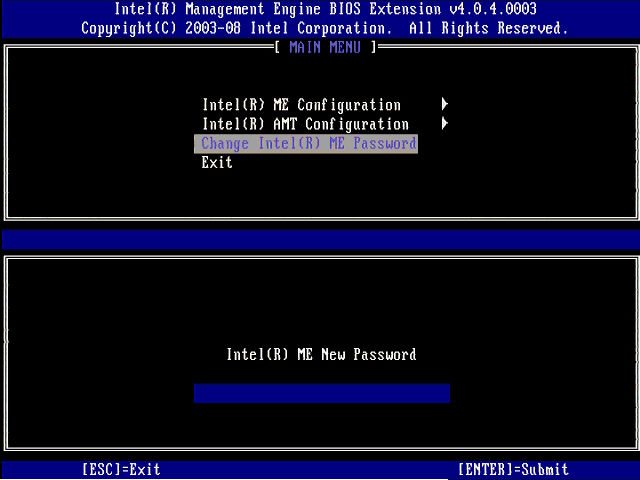 Questo menu accessibile entrando all'avvio nel BIOS di alcuni PC consente di attivare frunzionalità di controllo remoto.