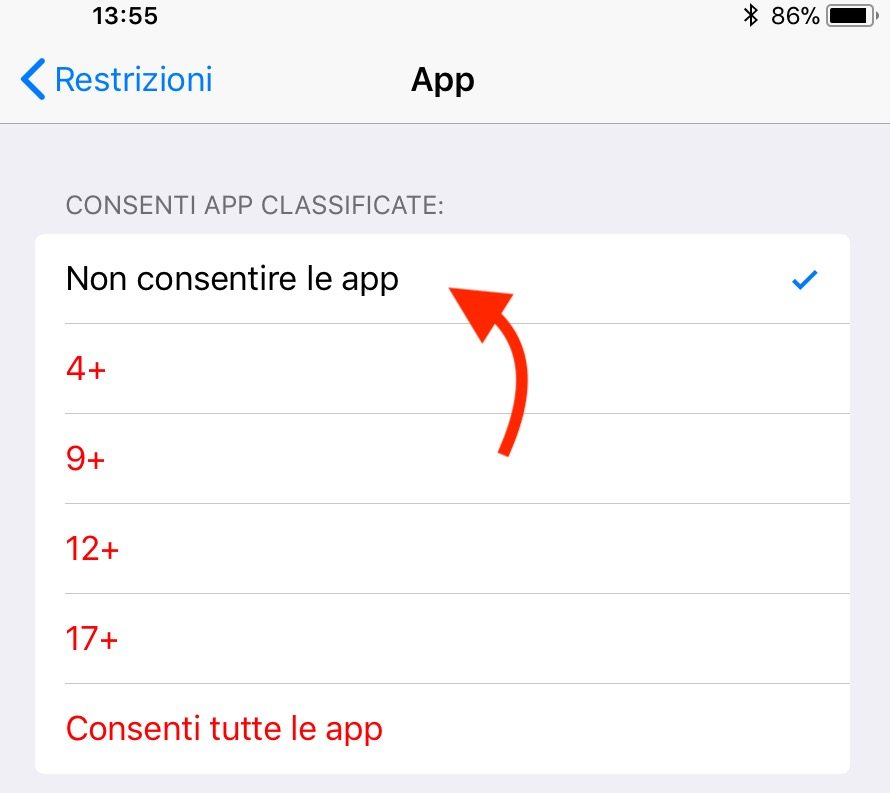 iPhone e iPad sicuri per i bambini